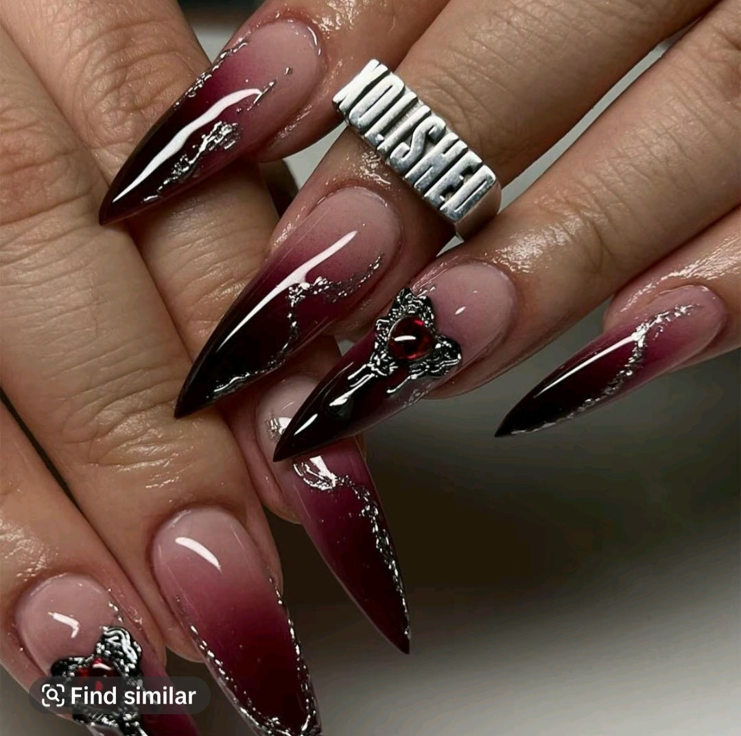 Long Almond Nails